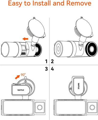Vantrue Suction Cup GPS Mount for N4 Pro | N5 - additional view 6