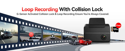 Redtiger VP20 530° 3-Channel IR Night View Dash Cam - additional view 24