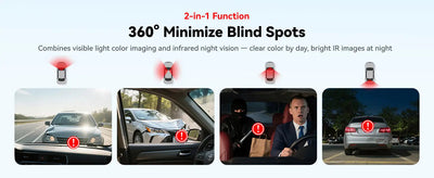 Redtiger VP40 4 Channel 2.5K Dash Cam Dual Sony STARVIS 2 HDR 5.8 Ghz WiFi Parking Monitor Dash Cam - additional view 21
