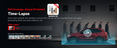 Redtiger VP40 4 Channel 2.5K Dash Cam Dual Sony STARVIS 2 HDR 5.8 Ghz WiFi Parking Monitor Dash Cam - additional view 22