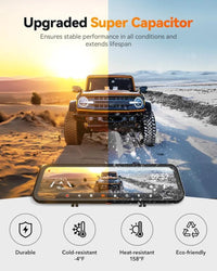 Wolfbox G900 TriPro Cabin Version 3 Channel 4K Rear View Mirror Dash Cam - additional view 7