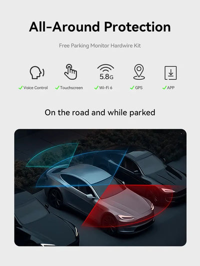 REDTIGER F17 Elite 4K 3 Channel Dash Cam