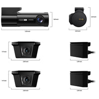 VIOFO T330WW 3CH 4K Front and Dual 2K Waterproof Rear Dash Cam