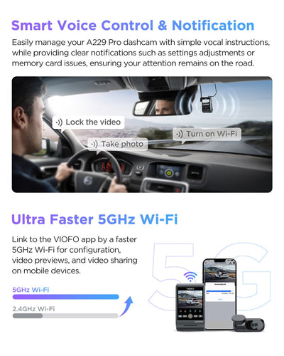 Viofo A229 Pro 4K Front Dash Cam - additional view 11