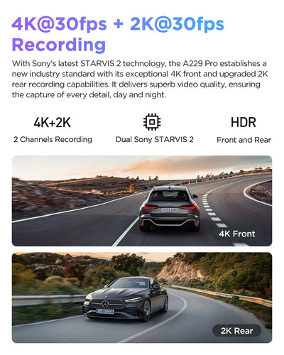Viofo A229 Pro 2CH Dash Cam – 4K Front & 2K Rear Dual Channel - additional view 12