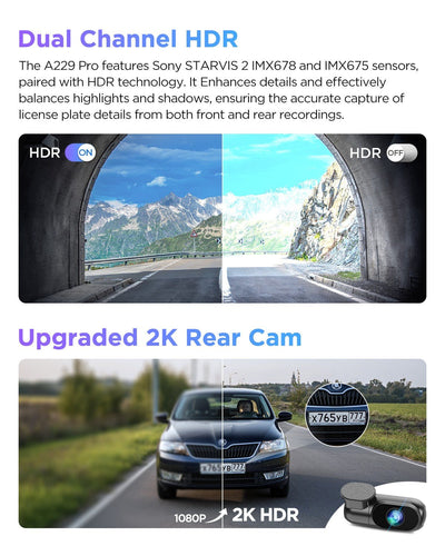Viofo A229 Pro 2CH Dash Cam – 4K Front & 2K Rear Dual Channel - additional view 14