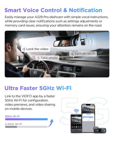 Viofo A229 Pro 2CH Dash Cam – 4K Front & 2K Rear Dual Channel - additional view 15