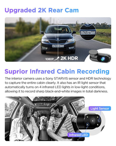 Viofo A229 Pro 4K 3 Channel Dash Cam - additional view 14