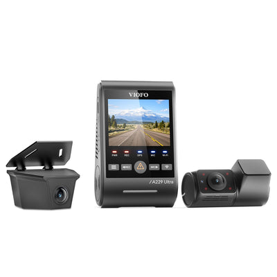 VIOFO A229 Ultra W 3CH Dash Cam 4K Front + 4K Waterproof Rear + 1080P 210° Cabin Camera, Sony STARVIS 2, HDR, GPS, Parking Mode - additional view 12