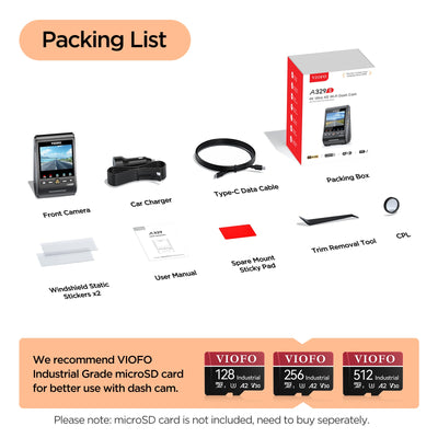 Viofo A329S 4K 1 Channel Dash Cam - additional view 12