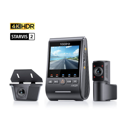 Viofo A329SW 3 Channel Dash Cam – Front 4K 60FPS, 2K Cabin, 2K Rear, Wi‑Fi, Voice Control, Hybrid Parking Surveillance - additional view 7
