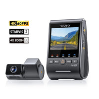 Viofo A329T 4K Dual Dash Cam 4K Front + 2K Telephoto Camera – 4K 60FPS, 4x Optical Zoom for License Plates, Wi‑Fi, Voice Control - additional view 8