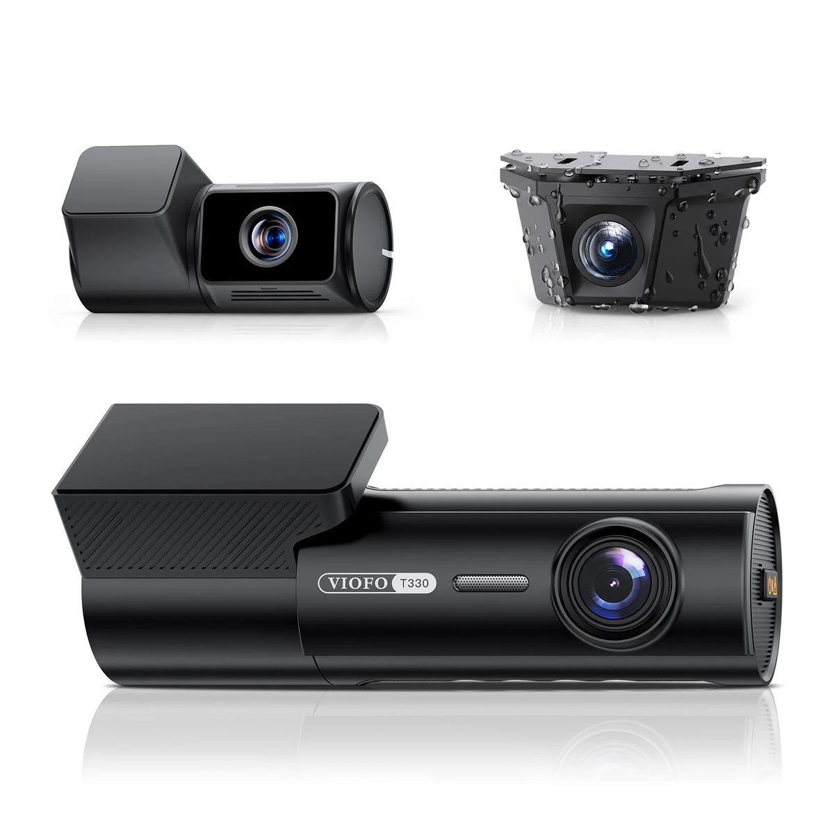 Viofo T330TW 3CH 4K Front, 2K Telephoto and 2K Waterproof Dash Cam