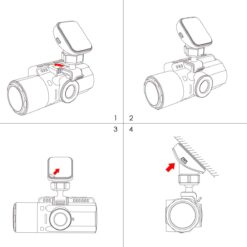 Vantrue Adhesive GPS Mount for X4S : N4 : T3 : N2S