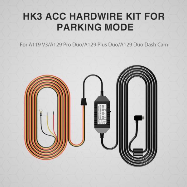 Viofo HK3 ACC Hardwire Kit for A129, A129 Plus, A129 PRO, A129 IR, A119V3