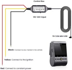Viofo HK3 ACC Hardwire Kit for A129, A129 Plus, A129 PRO, A129 IR, A119V3