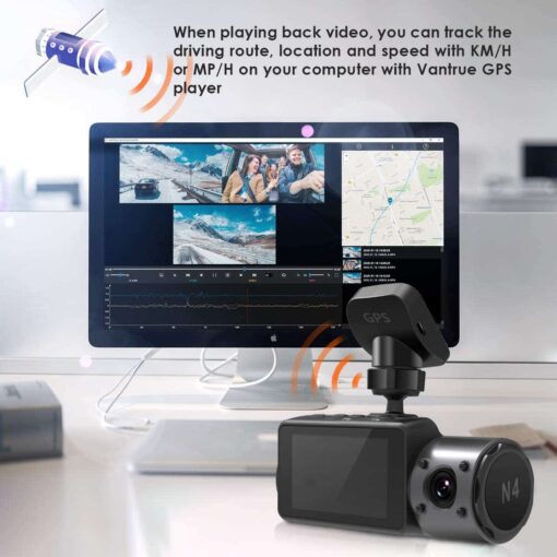 Vantrue Adhesive GPS Mount for X4S : N4 : T3 : N2S