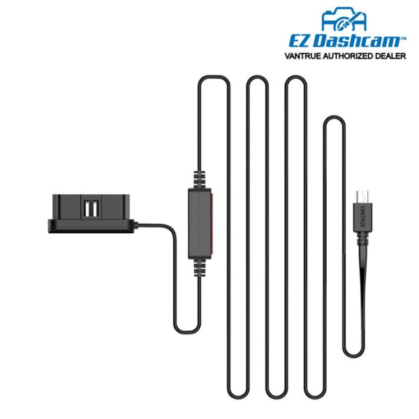 Vantrue OBD Hardwire Cable for N2 Pro, T2, N2, N1 Pro, X3, X4, M2 Dash Cam