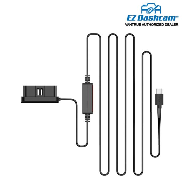 Vantrue OBD Hardwire Cable for Vantrue N4, N2S, X4S, T3 Dash Cam