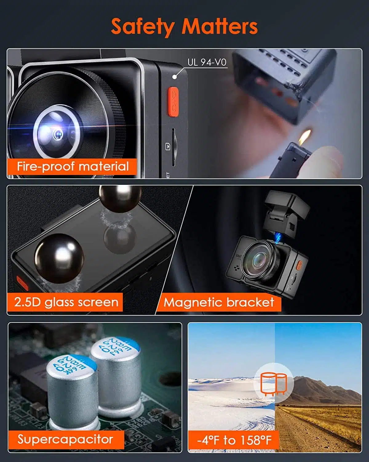 Vantrue E2 Dual Dash Cam