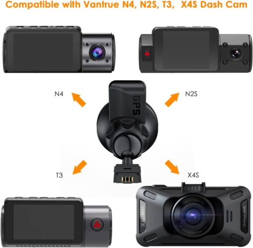 Vantrue GPS Suction Cup Mount for N4