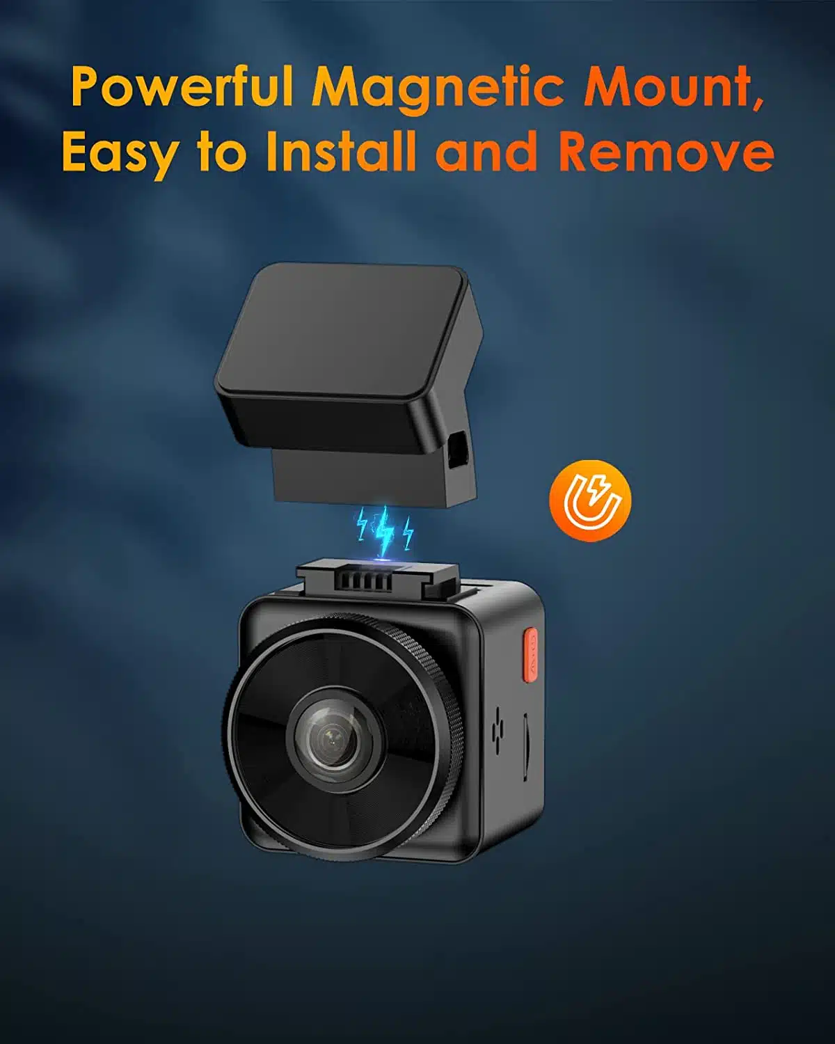 Vantrue Magnetic GPS Mount for E1, E1 Lite, E2, E3 Dash Cam