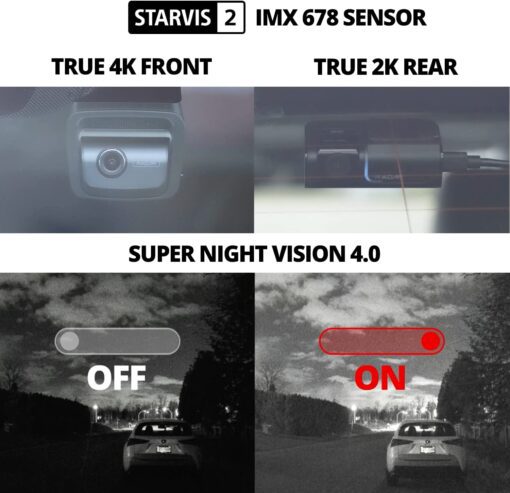 Thinkware U3000 4K Dual Dash Cam