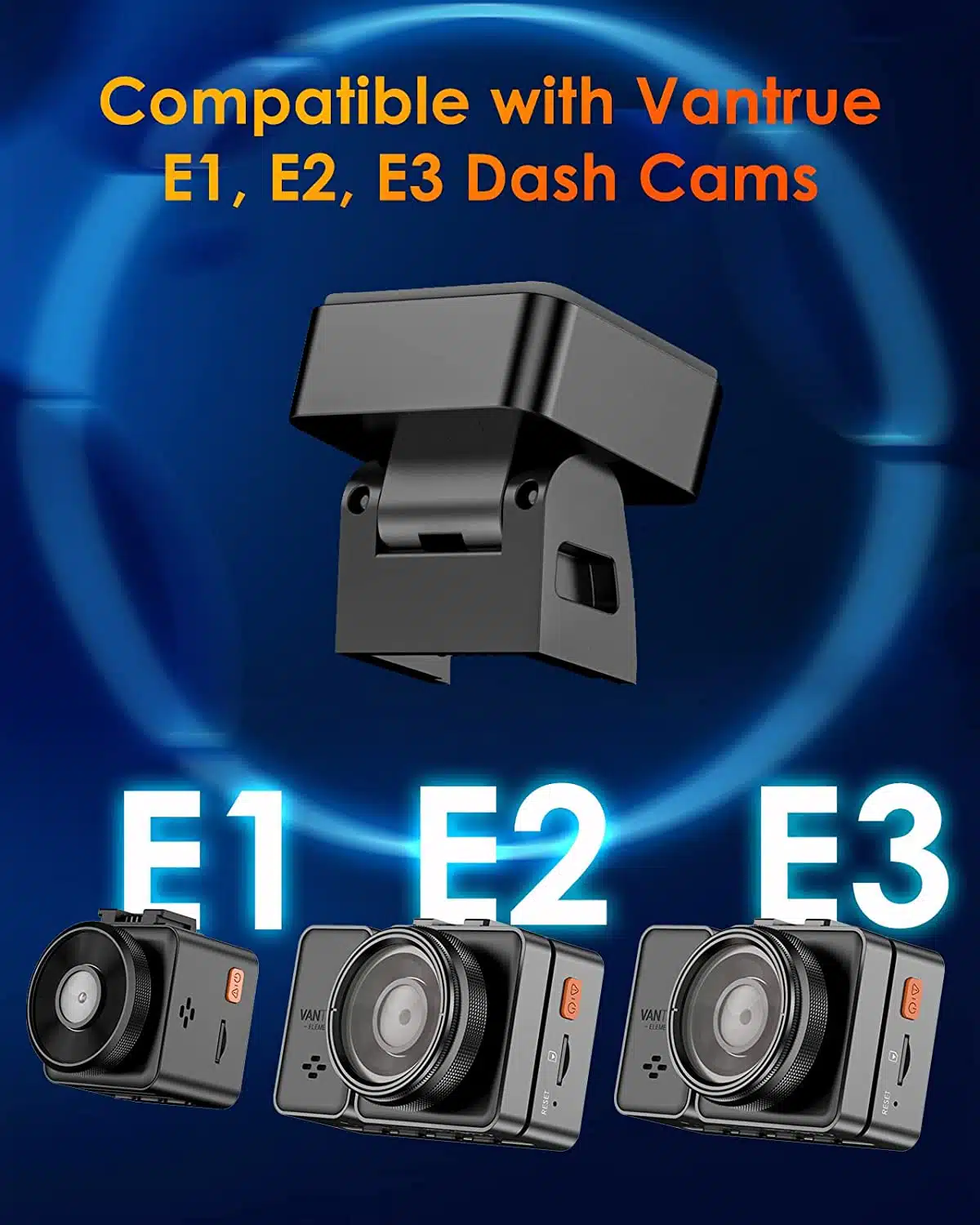 Vantrue Magnetic GPS Mount for E1, E1 Lite, E2, E3 Dash Cam