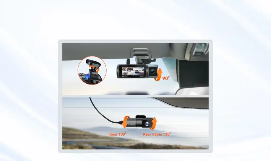 Vantrue N5 2K 4 Channel Dash Cam