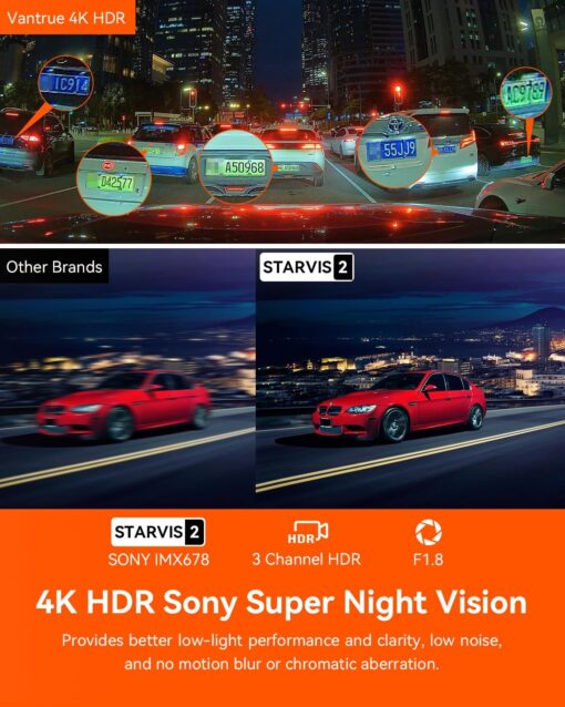 Vantrue N4 Pro 3-Channel Dash Cam