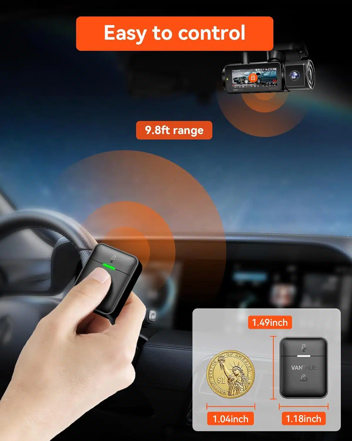 Vantrue Wireless Remote Control