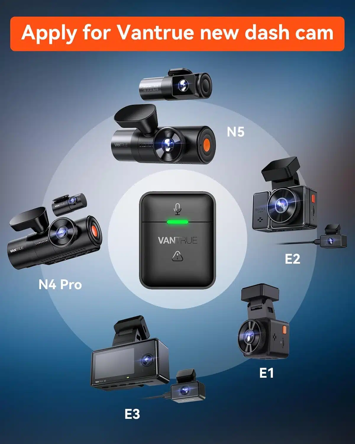 Vantrue Wireless Remote Control