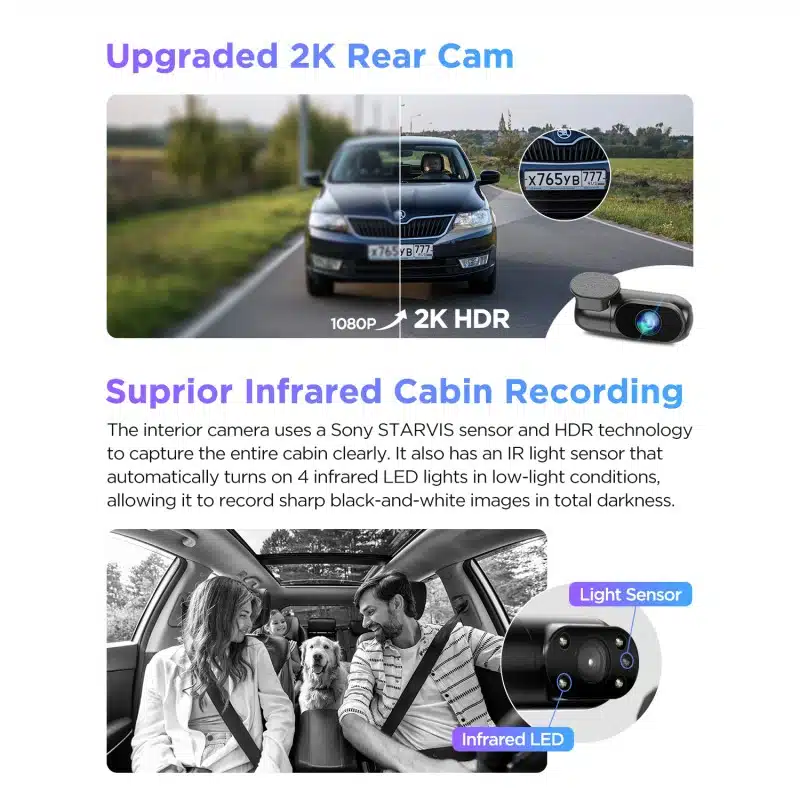 Viofo A229 Pro 4K 3-Channel Dash Cam