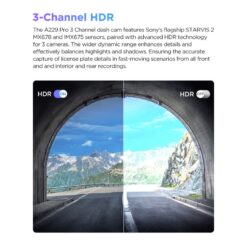 Viofo A229 Pro 4K 3-Channel Dash Cam