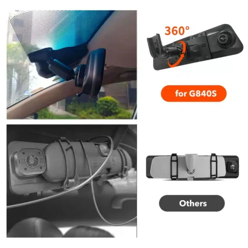 Wolfbox OEM Mirror Bracket for G900 | G900 TRIPRO | G850 | G840S | G840H Dash Cam - Image 2