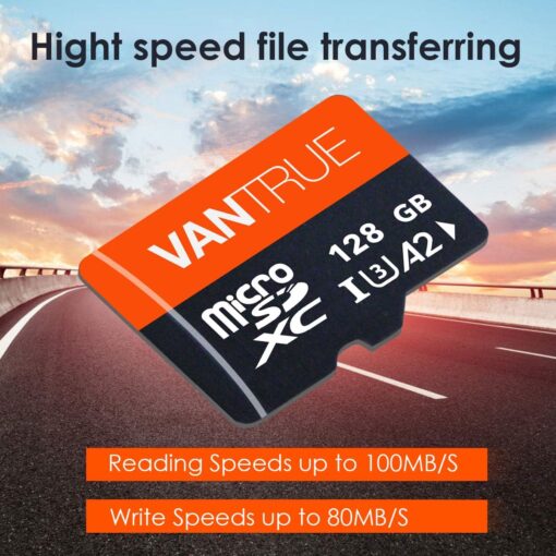 Vantrue 128GB MicroSDXC Memory Card - Image 4