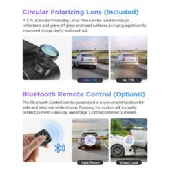 VIOFO A229 PRO 1CH 4K HDR FRONT DASH CAM WITH SONY STARVIS 2 IMX678 8MP SENSOR SUPER NIGHT VISION VOICE CONTROL 5GHZ WIFI GPS