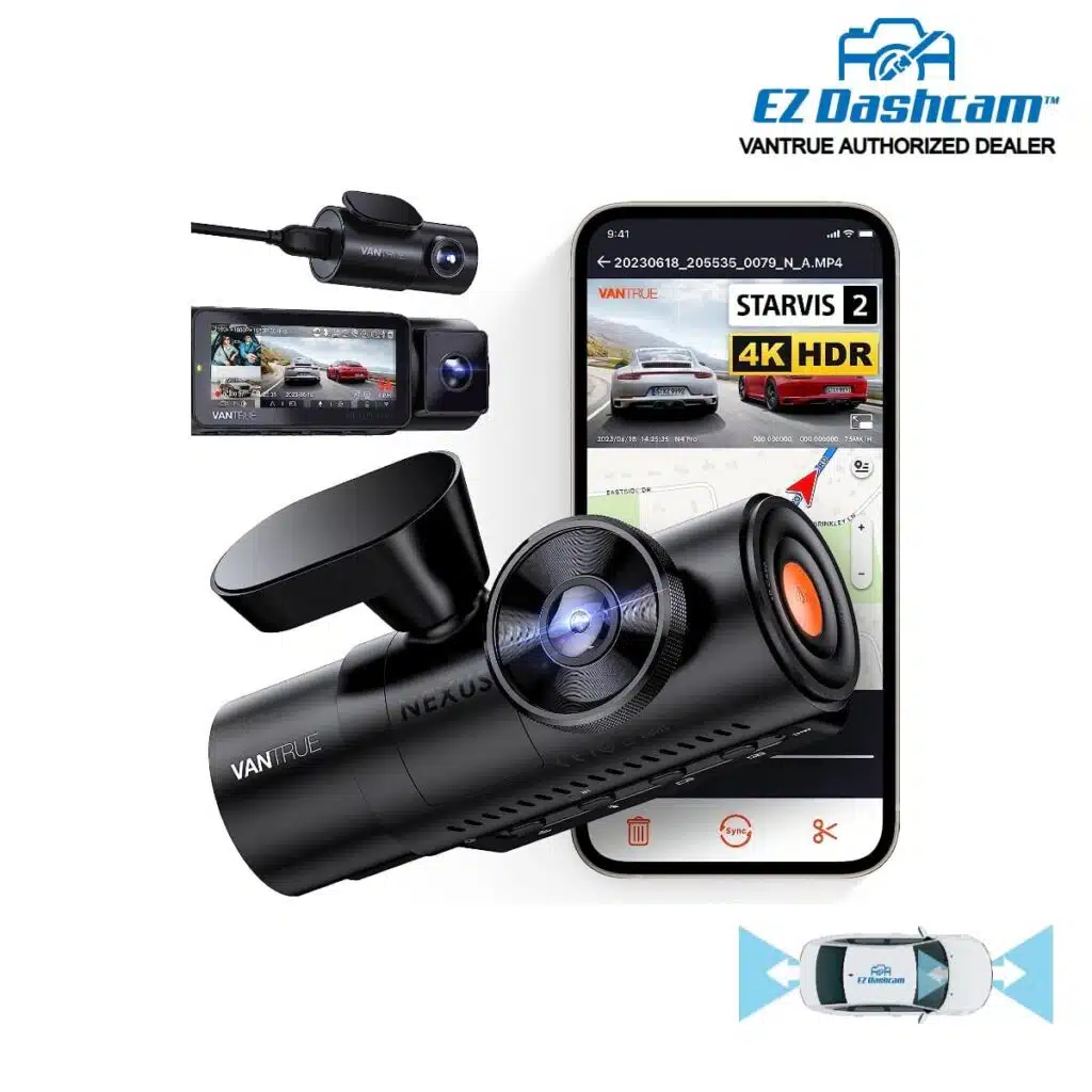 Vantrue N4 Pro 3 Channel Dash Cam