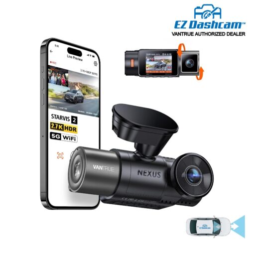 Vantrue N2X 2.7K Front & Interior Dash Cam
