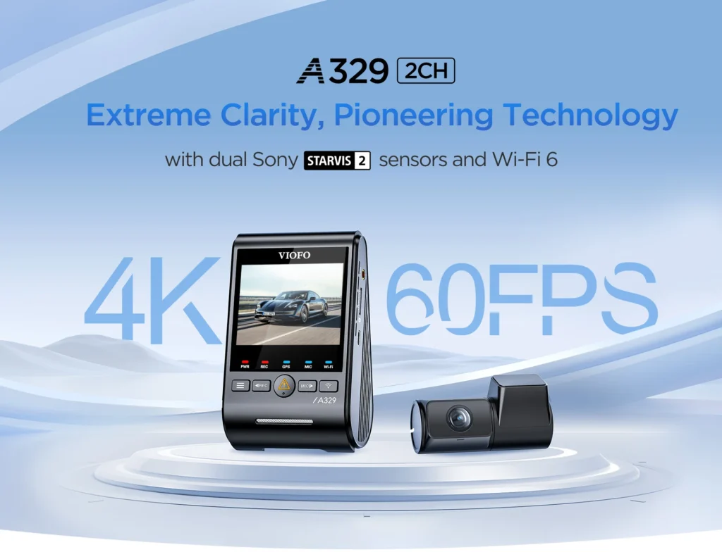 Viofo A329 4K Dual Dash Cam