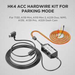 VIOFO Type-C HK4 Hardwire Kit with 8pcs Full Set Fuse for A329, A229, A119MINI2, A139, T130, WM1