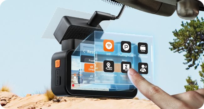Wolfbox X5 3-CH 4K Dash Cam