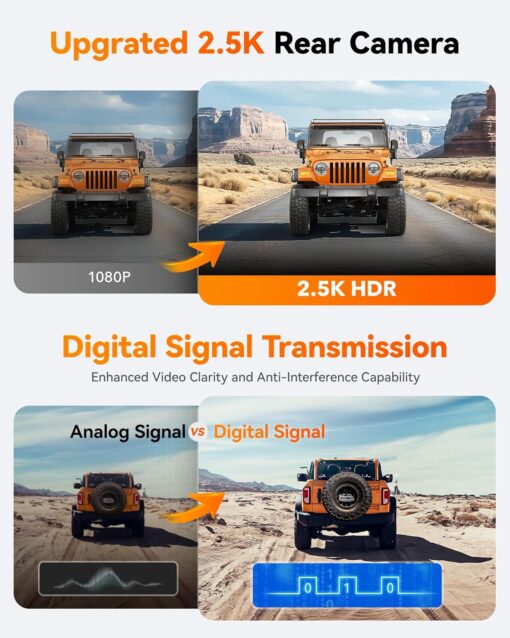 Wolfbox X5 4K 3-Channel Dash Cam
