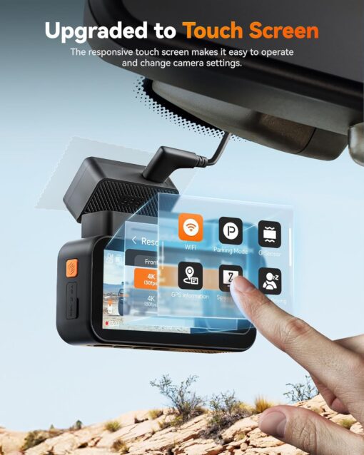 Wolfbox X5 4K 3-Channel Dash Cam