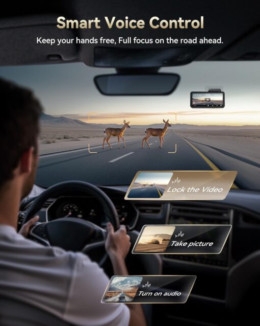 Redtiger F77 Dual 4K Dash Cam
