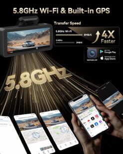 Redtiger F77 Dual 4K Dash Cam