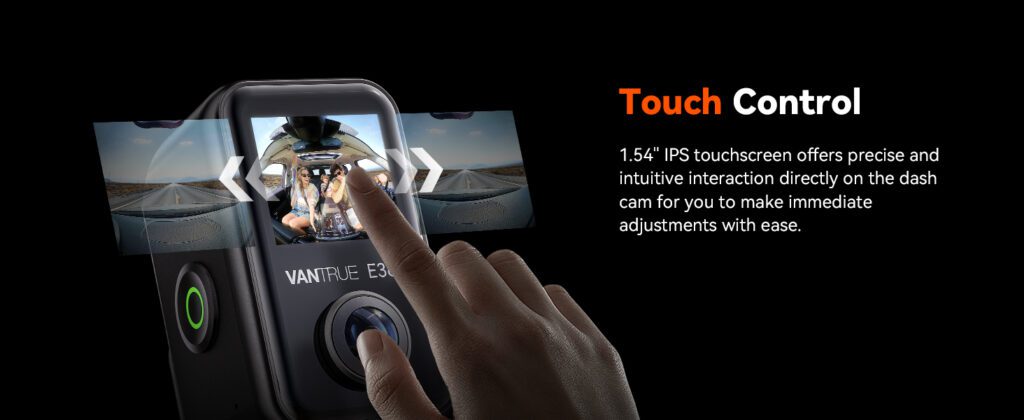 Vantrue E360 5.2K 360° Panoramic Dash Cam | EzDashcam Vantrue E360 5.2K 360° Panoramic Dash Cam | EzDashcam