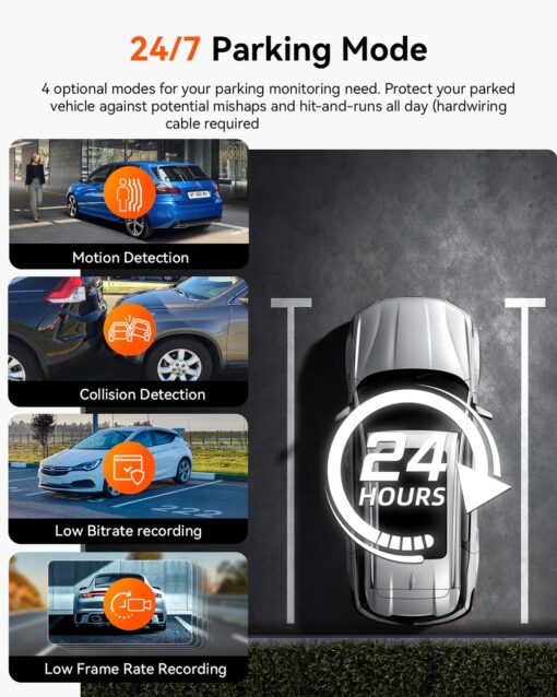 Vantrue N2X 2.7K Front & Interior Dash Cam + LTE Module + Hardwire Kit Bundle - Image 7