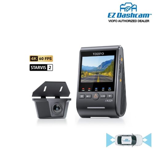 Viofo A329SW 4K Dual Dash Cam with Waterproof Rear Camera