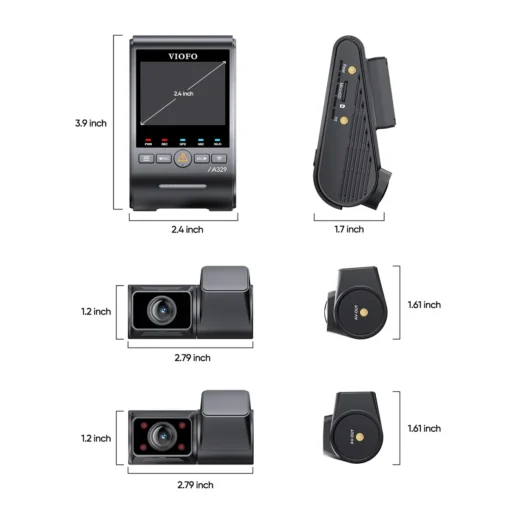 Viofo A329S 4K 3 Channel Dash Cam - Image 5